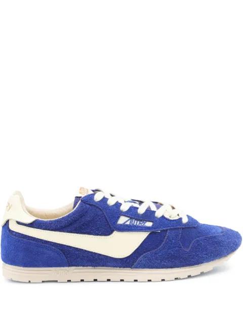 suede panelled retro sneakers by AUTRY