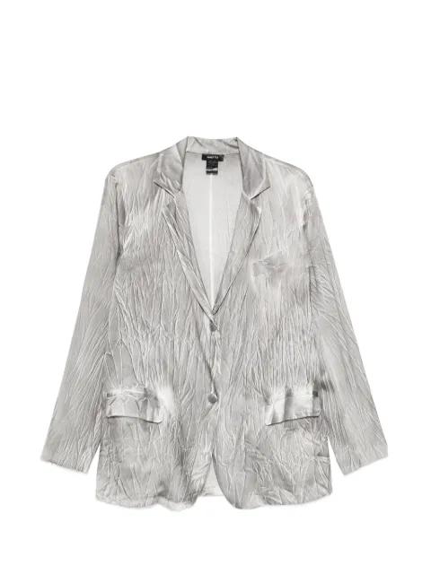 crinkled-finish single-breasted jacket by AVANT TOI