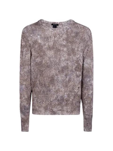 distressed knitted sweater by AVANT TOI