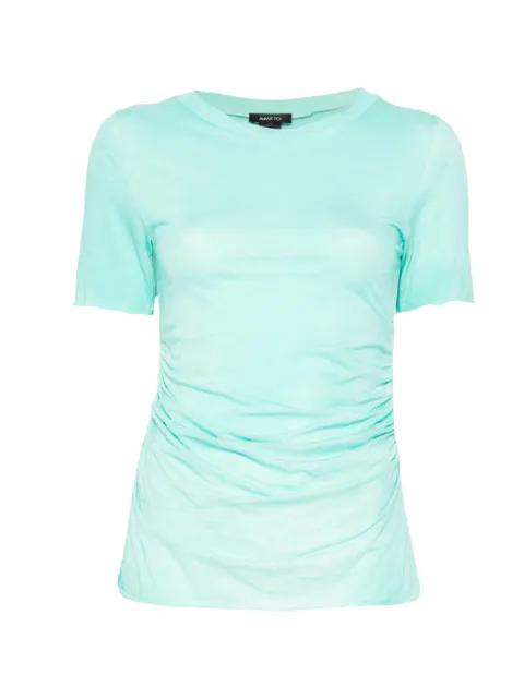draped-detail T-shirt by AVANT TOI