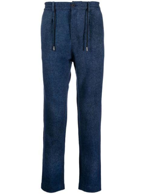 drawstring tapered trousers by AVANT TOI