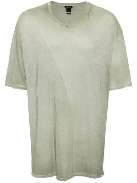 drop-shoulder mélange T-shirt by AVANT TOI