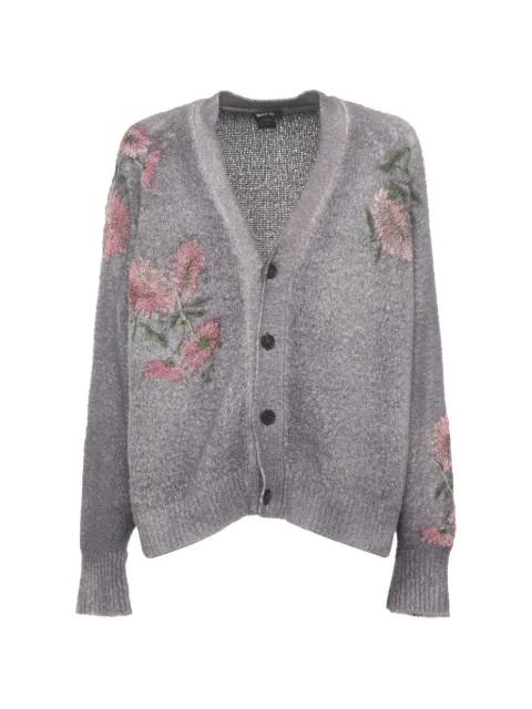 floral-embroidered cardigan by AVANT TOI