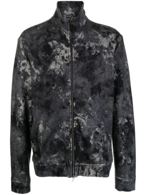 graphic-print zip-up jumper by AVANT TOI