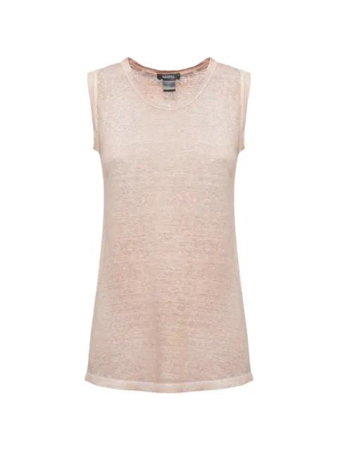 linen-knit sleeveless vest by AVANT TOI