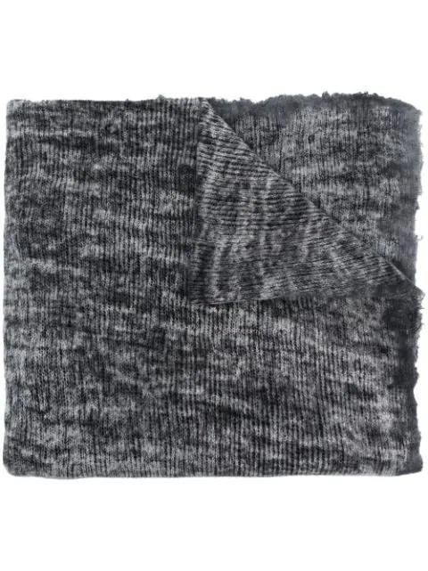 marl-knit merino scarf by AVANT TOI