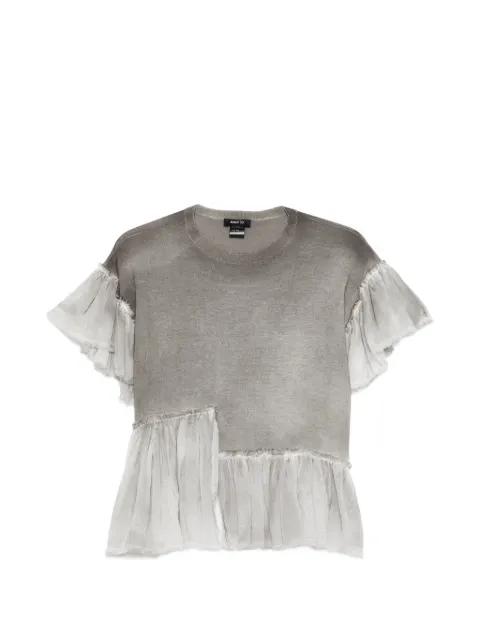 ruffled T-shirt by AVANT TOI