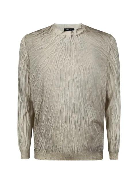 textured long-sleeve t-shirt by AVANT TOI