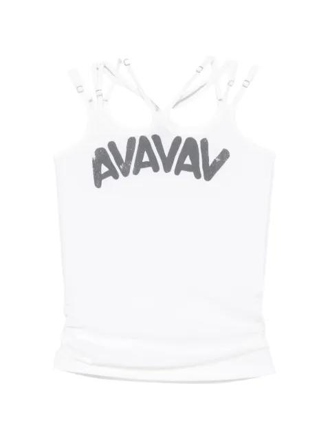 Tova logo-print multi-strap top by AVAVAV