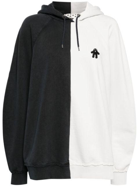 colour-block cotton hoodie by AVAVAV