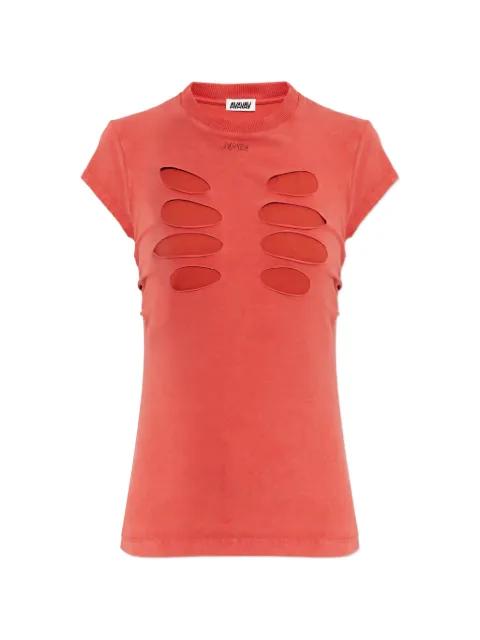 cut-out T-shirt by AVAVAV
