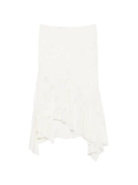 draped-design asymmetric skirt by AVAVAV