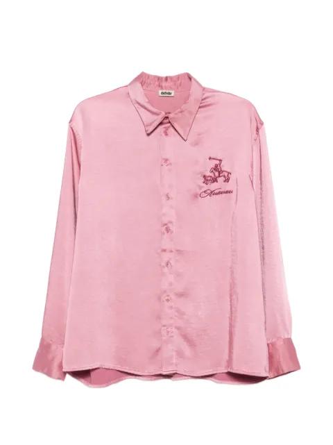 embroidered-detail shirt by AVAVAV