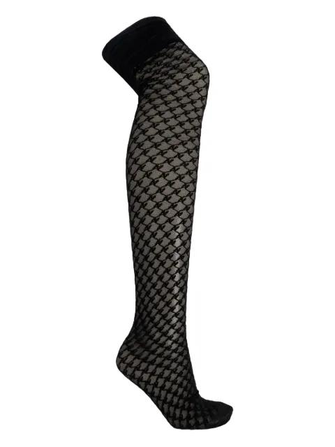 geometric-pattern tights by AVAVAV