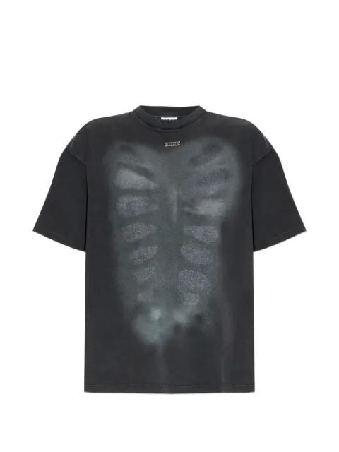 x-ray-print T-shirt by AVAVAV