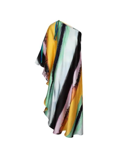 Blurra one-shoulder midi dress by AVDW