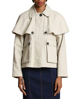 Cotton Cape Jacket by AVEC LES FILLES