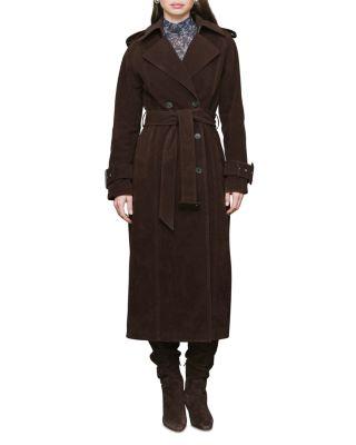 Faux Suede Utility Trench by AVEC LES FILLES