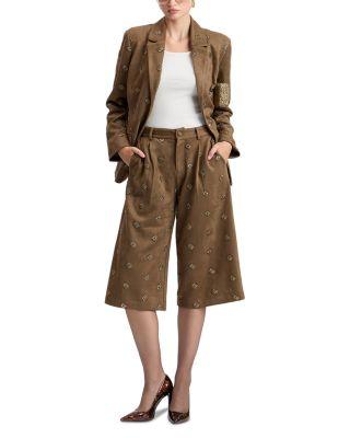 Single Breasted Hourglass Blazer & High Rise Wide Culotte Pants by AVEC LES FILLES