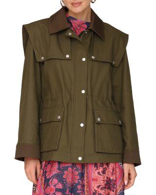 Utility Anorak with Combo and Shoulder Bias Flange by AVEC LES FILLES