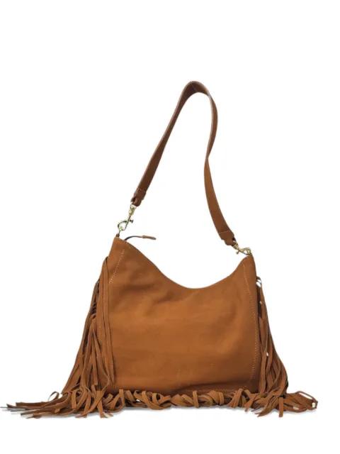 Yanah fringe-trim shoulder bag by AVENUE 67