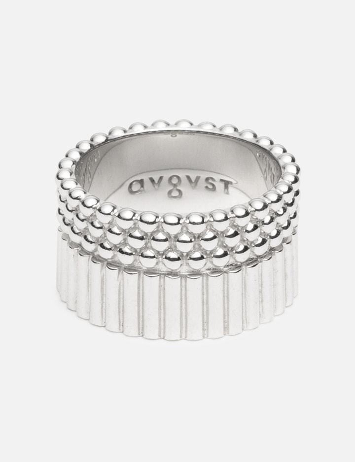 Mixed Beads Ring by AVGVST