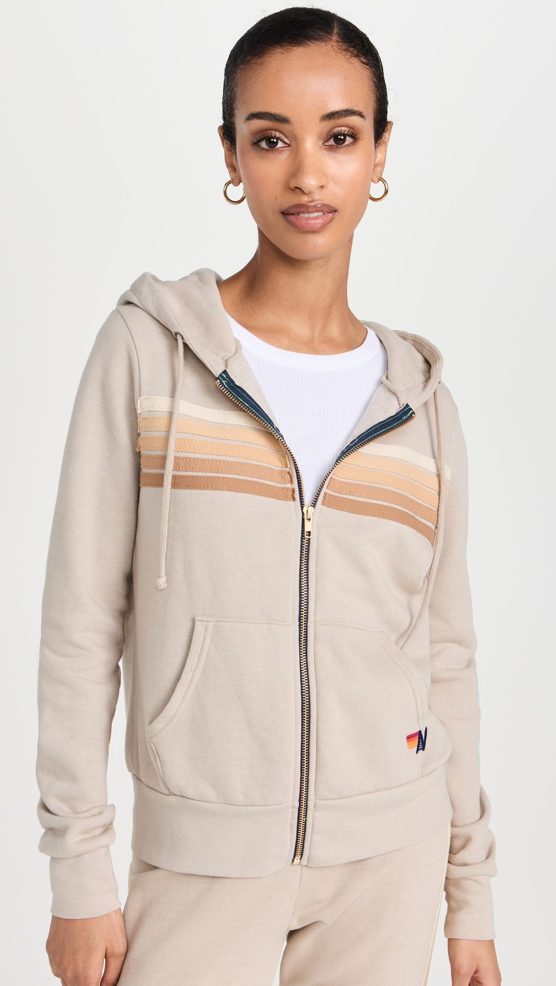 5 Stripe Zip Hoodie by AVIATOR NATION