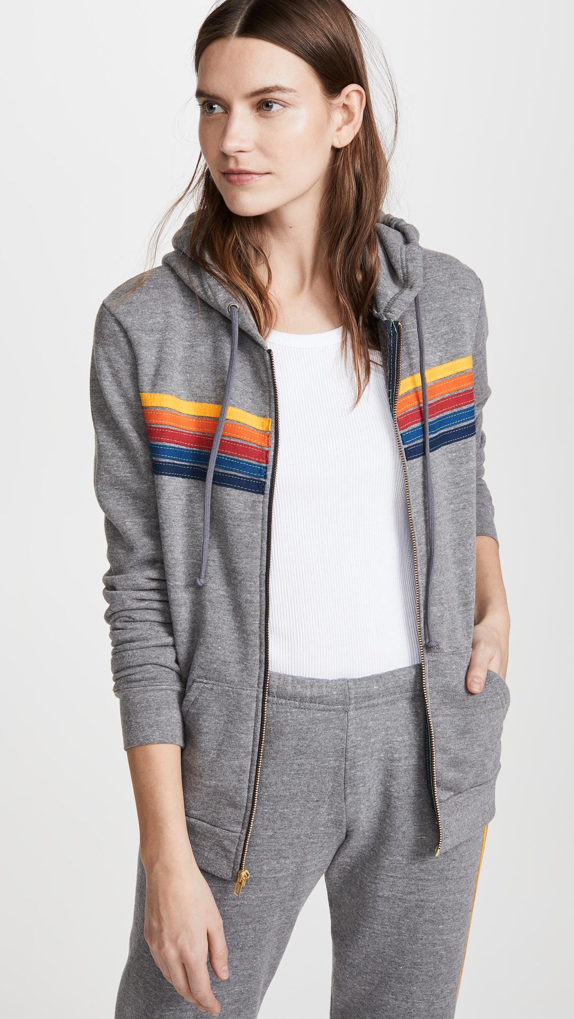 5 Stripe Zip Hoodie by AVIATOR NATION