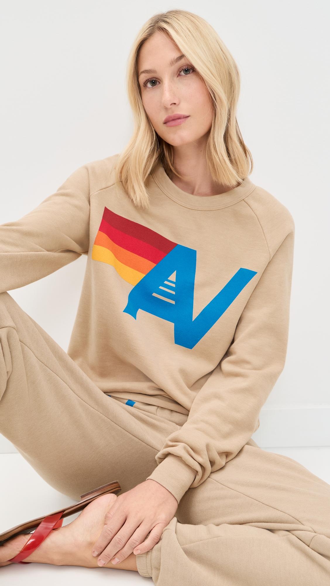 Logo Crew Sweatshirt by AVIATOR NATION