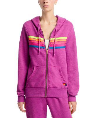 Rainbow-Stripe Hoodie - Exclusive by AVIATOR NATION