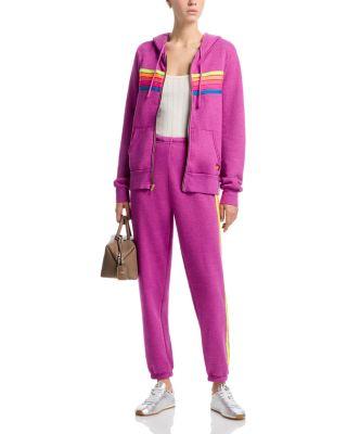 Rainbow Stripe Hoodie & Sweatpants - Exclusive by AVIATOR NATION