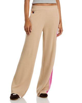 Side Stripe Wide Leg Pants by AVIATOR NATION