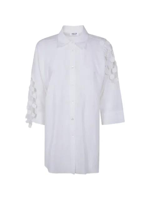 appliqué shirt by AVIU