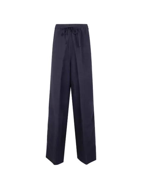 drawstring side-stripe trousers by AVIU