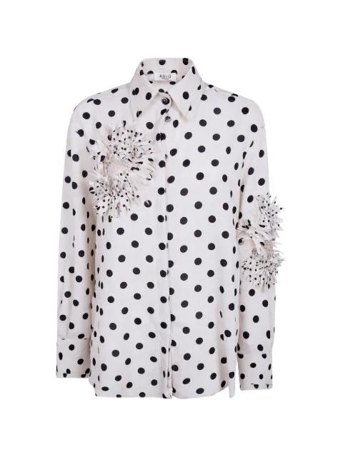 polka-dot pattern shirt by AVIU