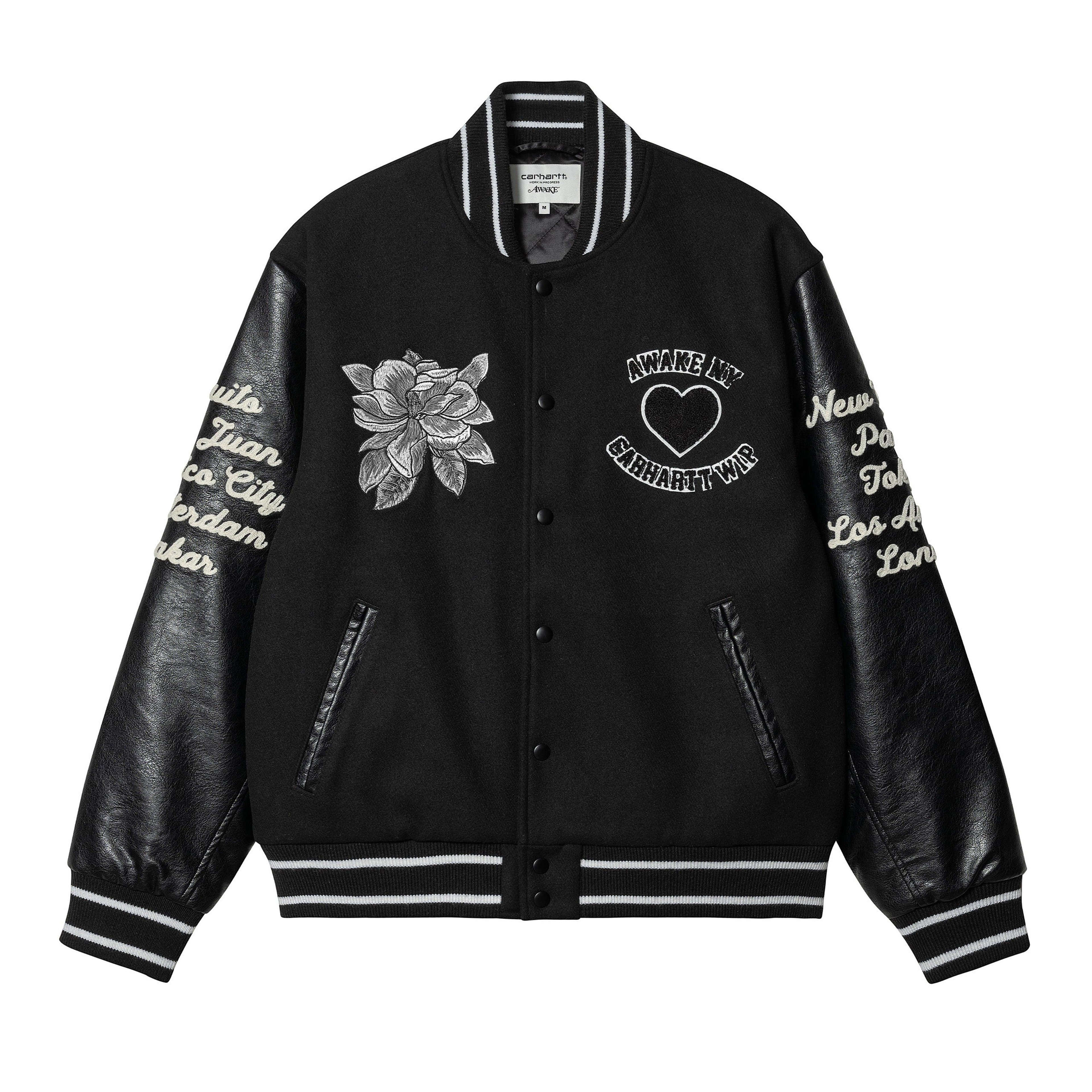 Awake NY - Carhartt WIP Teddy Jacket - (Black) by AWAKE NY