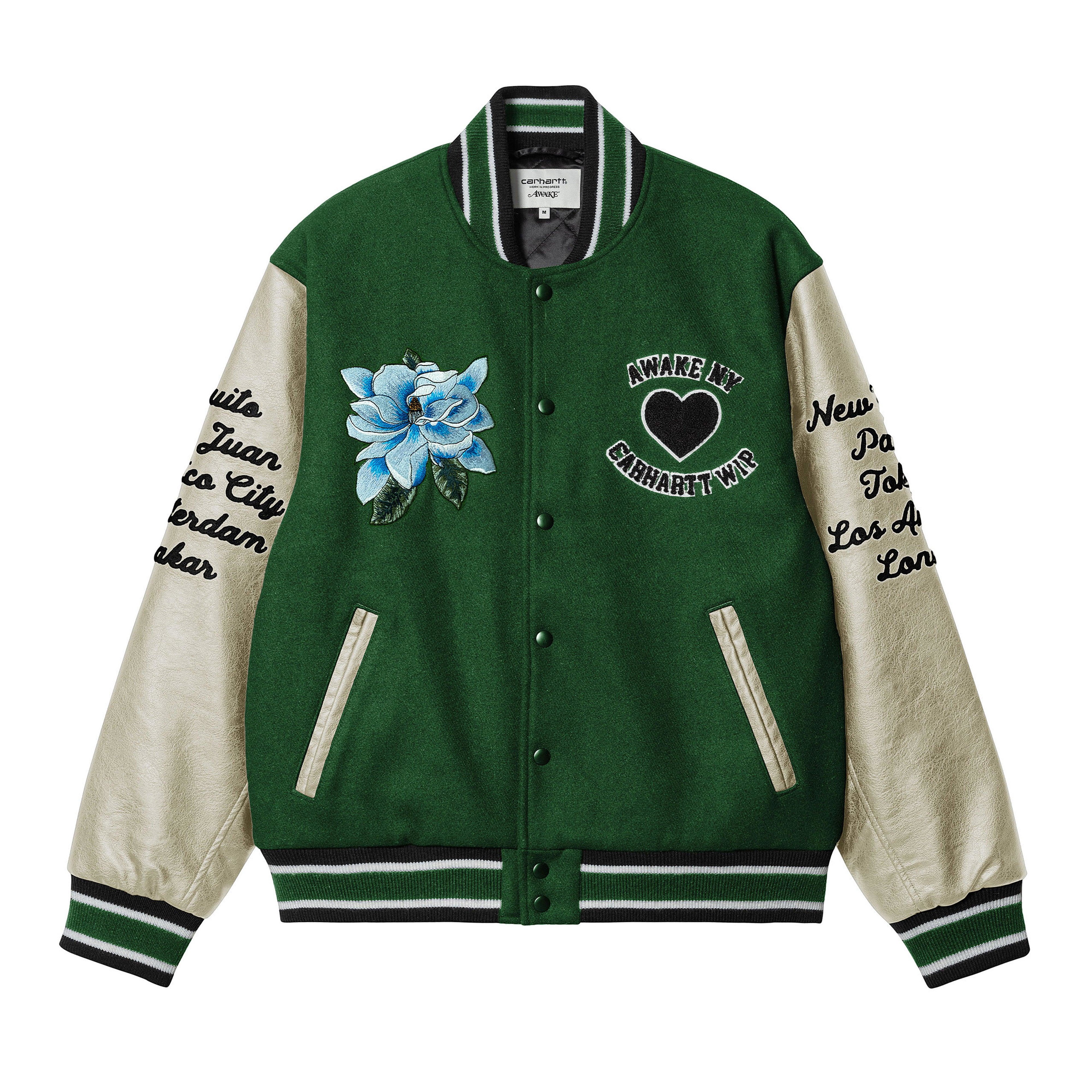 Awake NY - Carhartt WIP Teddy Jacket - (Dark Green) by AWAKE NY