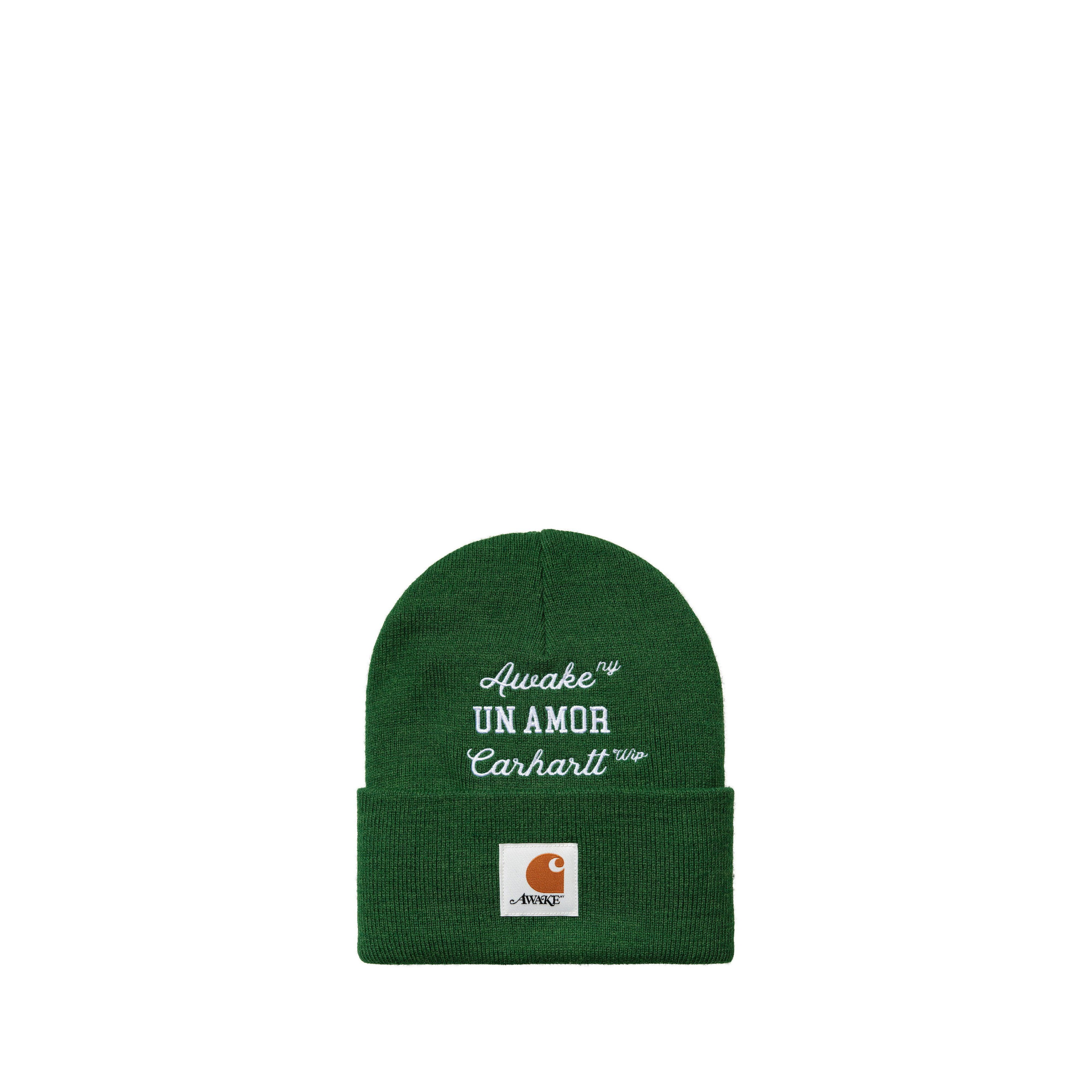 Awake NY - Carhartt WIP Un Amor Beanie - (Dark Green) by AWAKE NY