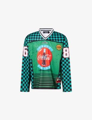 Awake NY x Coca Cola Hockey Long-Sleeves Woven T-Shirt by AWAKE NY
