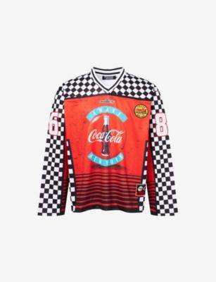 Awake NY x Coca Cola Hockey Long-Sleeves Woven T-Shirt by AWAKE NY