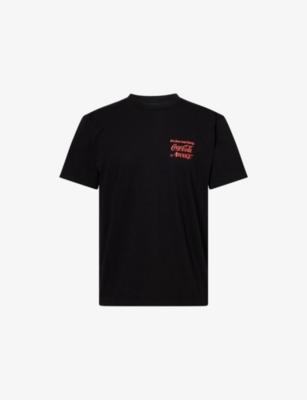 Awake NY x Coca Cola Real Thing Crewneck Cotton-Jersey T-Shirt by AWAKE NY