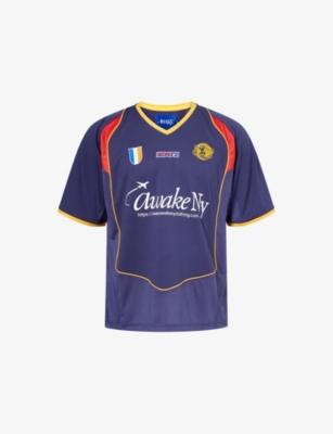 Football Logo-Patch Jersey T-Shirt by AWAKE NY