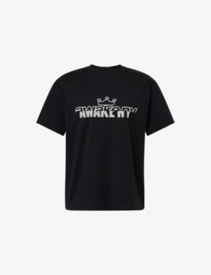 Headcrack Logo-Print Cotton T-Shirt by AWAKE NY