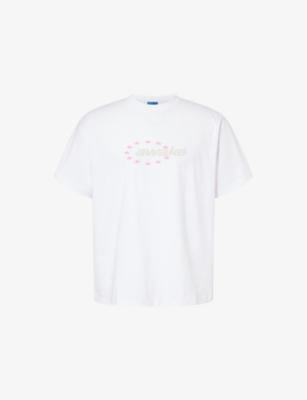 Stars Logo-Print Cotton T-Shirt by AWAKE NY