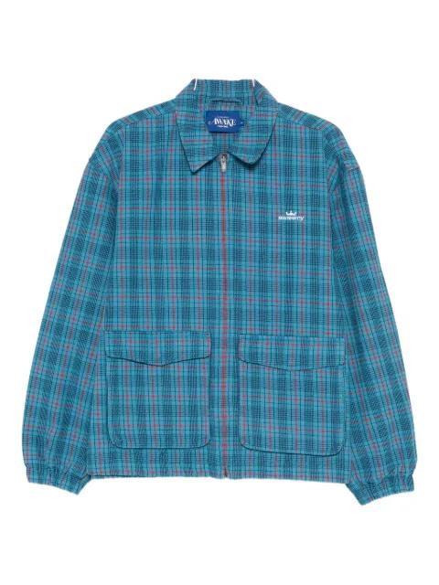 checked bomber jacket by AWAKE NY