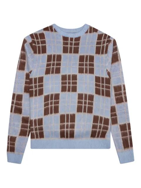 checked sweater by AWAKE NY