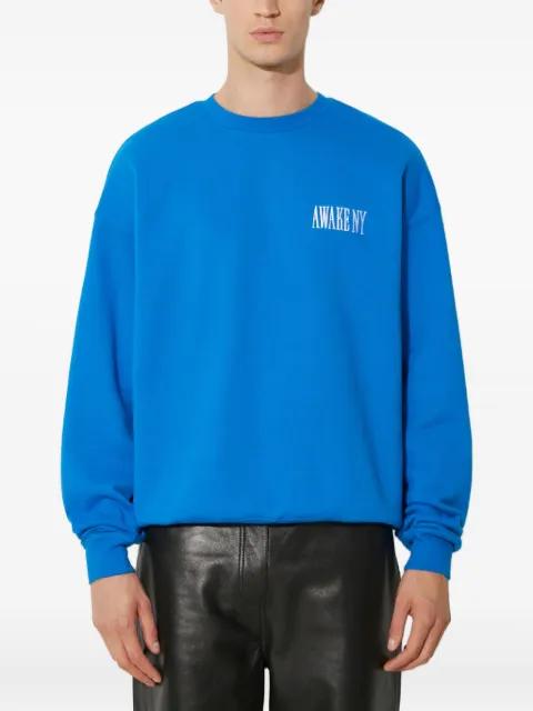 embroidered crew-neck sweatshirt by AWAKE NY
