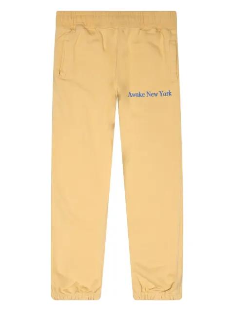 embroidered-logo sweatpants by AWAKE NY