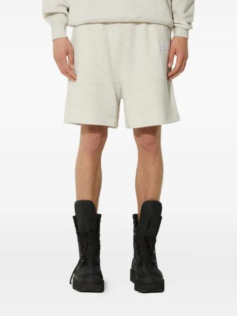 logo-embroidered cotton shorts by AWAKE NY