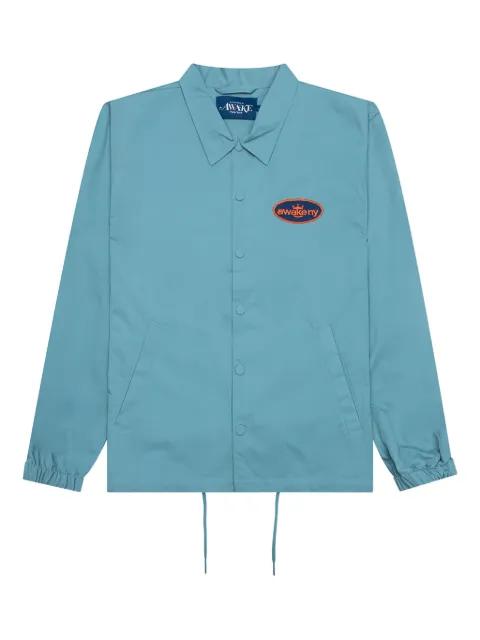 logo-patch twill jacket by AWAKE NY